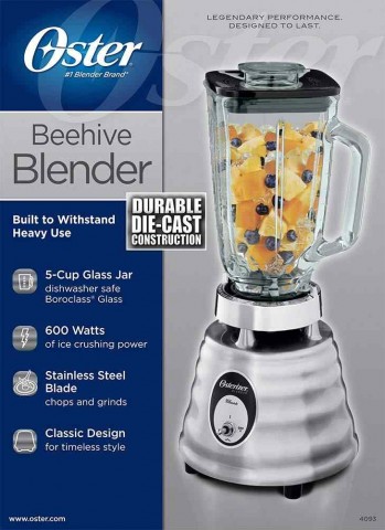 Oster 5-Cup Beehive Blender.