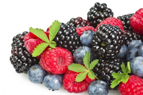 Blackberries Blueberries and Raspberries