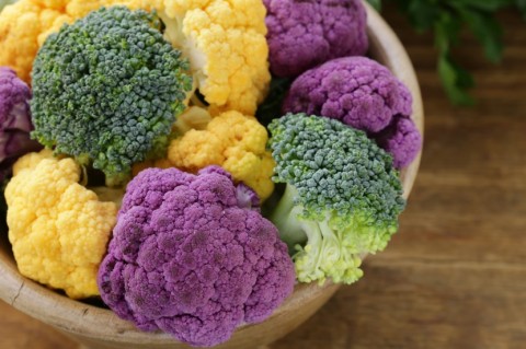 Brocolli and Colorful Cauliflower