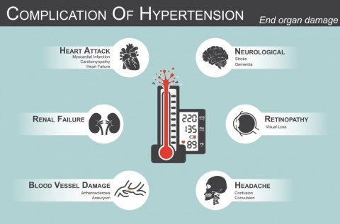 Reducing Hypertension Lowers End Organ Damage Risk