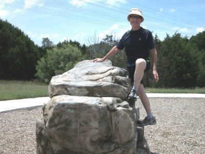 Ken Climbing on Rock